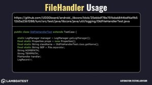 org openqa selenium io FileHandler class with examples