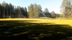 Спринклеры-пушки. Полив футбольного поля.