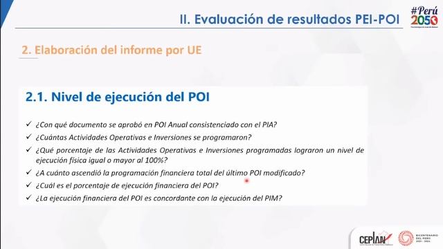 #CapacitaciónCeplan Evaluación de resultados PEI-POI, correspondiente al año 2022 смотреть онлайн