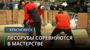 Лучшие мастера демонстрируют умения на шоу «Конкурс лесорубов на Енисее — 2022»