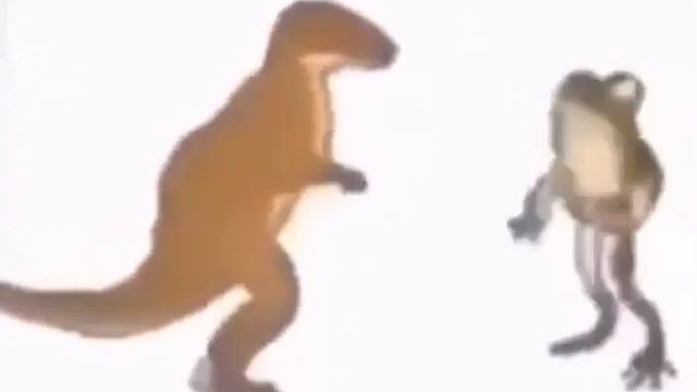 Лягушка и динозавр танцуют под спума пума тюма пума пума тёу смотреть онлайн