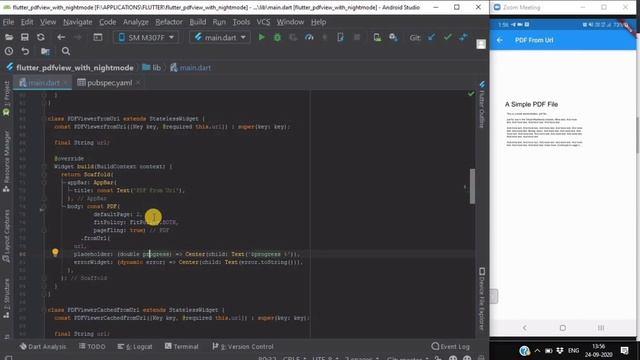 Pdf View in Flutter with Night Mode | Flutter Tutorials | #Flutter | #CodeStudio