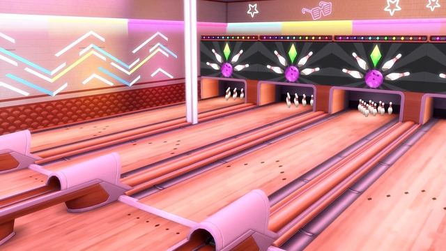 BOWLING ALLEY & ARCADE ? San Sequoia || The Sims 4: Stop Motion (No CC) смотреть онлайн