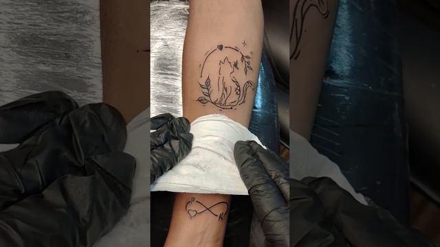 #shorts #cute cat tattoo #viral #short#video#like#comment