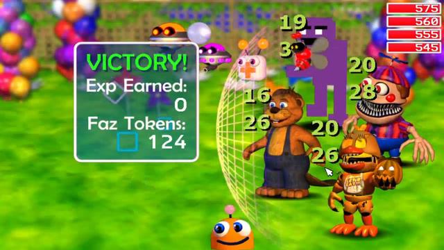 фарм денег в Fnaf World