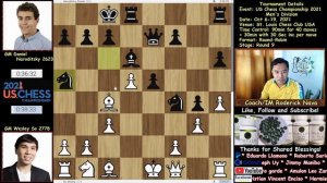 Lakas ng Sacrifice! Malalim ang Epekto! || GM So vs GM Naroditsky || USA Chess Ch 2021 Round 9