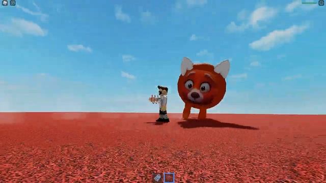 Survive The Turning Red Panda Killer, the Evil Red Panda in roblox