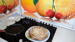 Домашние блины без яиц