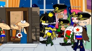 реакция стран на тт ч2( + персонажи Намбака)