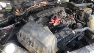 Где находится номер двигателя на автомобиле Mercedes-Benz W210