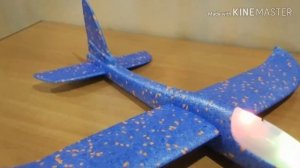 Обзор самолётика из пенопласта