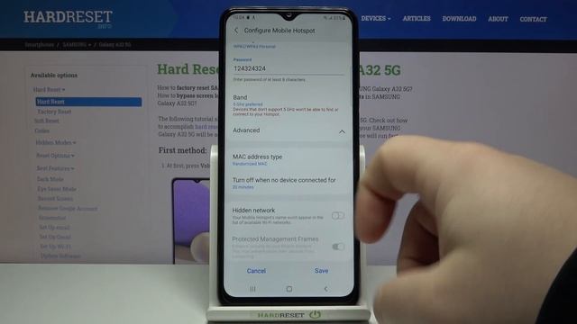 How to Enable Portable Hotspot in SAMSUNG Galaxy A32 – Network Access Point смотреть онлайн
