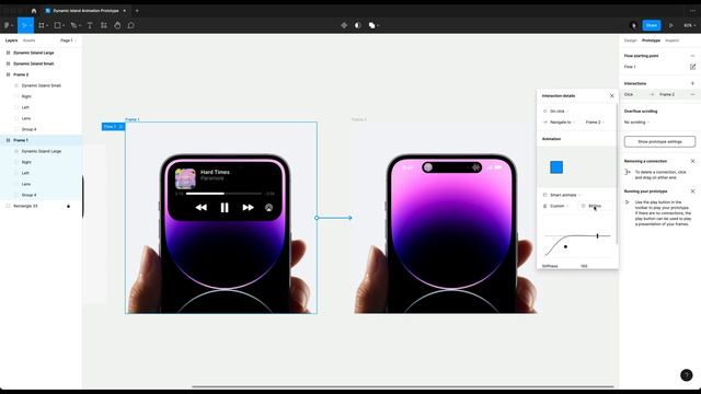 Let's Animating Apple Dynamic Island Music in Figma смотреть онлайн