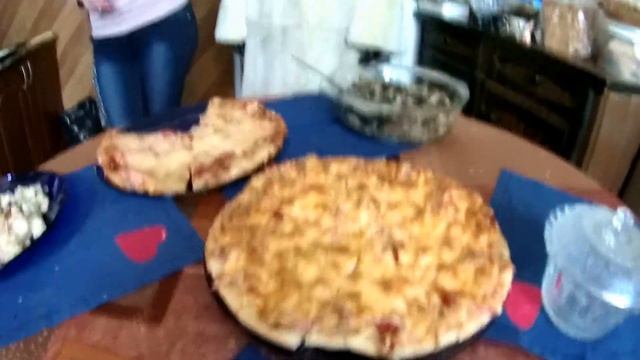 Рецепт домашней пиццы с луком смотреть онлайн