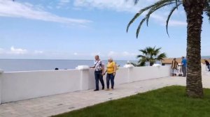 Сочи. Пляж Ривьера. Верхняя набережная после реконструкции. (6 июня 2021 г.)