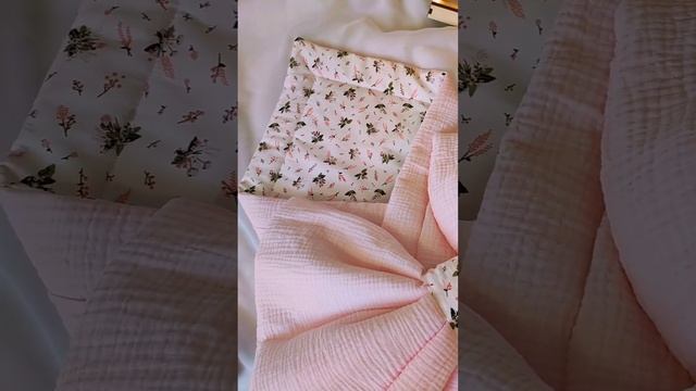 Муслиновый конверт на выписку с королевским бантом смотреть онлайн