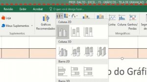 PROF  DALTO   EXCEL   15   GRÁFICOS   YOUTUBE