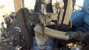 Испытания Дровокола Поперечный Разрез Дуба.mp4