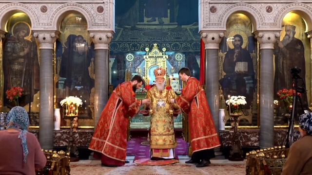 Патріарше богослужіння у неділю 5-ту після Пасхи та день пам’яті свт. Миколая. 22.05.2022р. смотреть онлайн