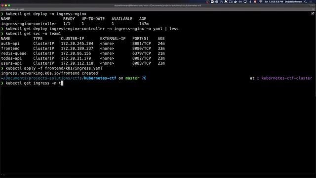 Section 07/08 - Configuring Ingress For The Front End смотреть онлайн