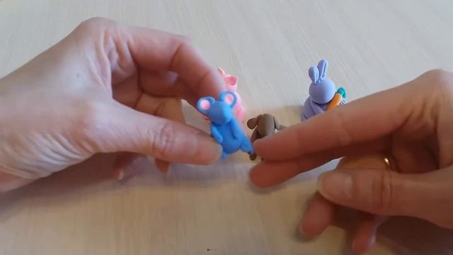 Лепка из пластилина. Разные животные