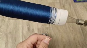 Как намотать нитки с большой бобины.