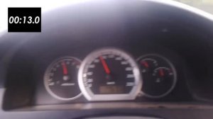 Разгон 0 - 100 км/ч. Chevrolet Lacetti, 1.8 AT