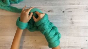 Как вязать плед из толстой пряжи