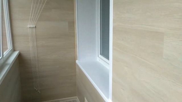 #Северный20 Ламинат по стенам на лоджии. Быстрая и дешевая отделка ламинатом под ключ. смотреть онлайн