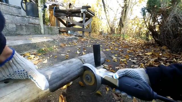 Бензопила из Болгарки. Куча дров за 10 МИНУТ. Безопасная резка дерева болгаркой (УШМ) Диск Граф