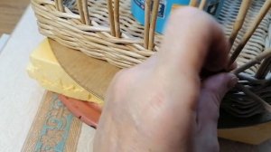 Узор " Волны" Плетение из бум. лозы.