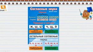 Согласные звуки и буквы. Русский язык 1 класс