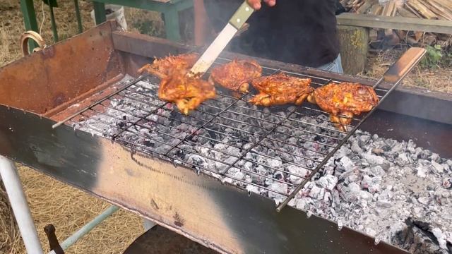 Перепёлки на мангале| Рецепт шашлыка из перепелов| Как приготовить перепелов