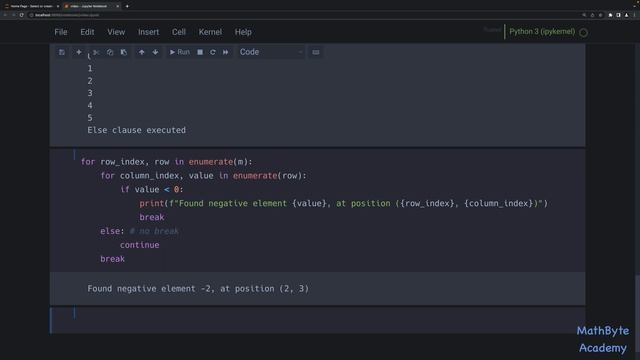 Python Tips and Tricks: Breaking out of Nested Loops