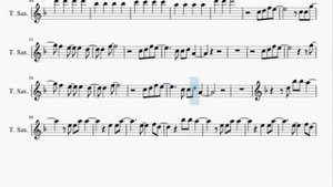 Titanium David Guetta & Sia, Tenor Saxophone, Trumpet, Clarnet, Sheet Music( ноты для саксофона)