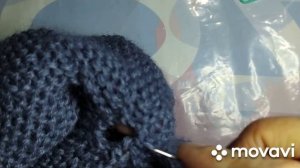 Вяжем вместе??? Шапка и манишка укороченными рядами. Вязание спицами ?