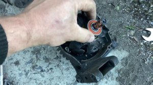 Замена подшипников генератора. Opel Combo 1.3d
