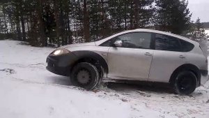 SEAT Altea Freetrack. Подъём в гору