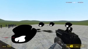 SCP-096:CB VS 100 SCP GUARD!! Garrys Mod Sandbox