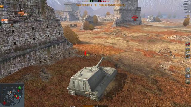 ЭТОТ ПТвод ТАК ПРОСТО НЕ СДАЕТСЯ Jg.Pz E100 WOT BLITZ смотреть онлайн