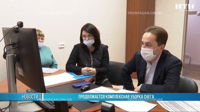 Продолжается комплексная уборка снега смотреть онлайн