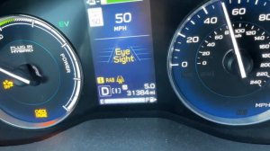 Subaru Crosstrek Plug in hybrid  Check engine light goes on and off