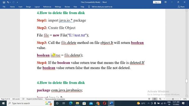 How to delete file from directory in java смотреть онлайн