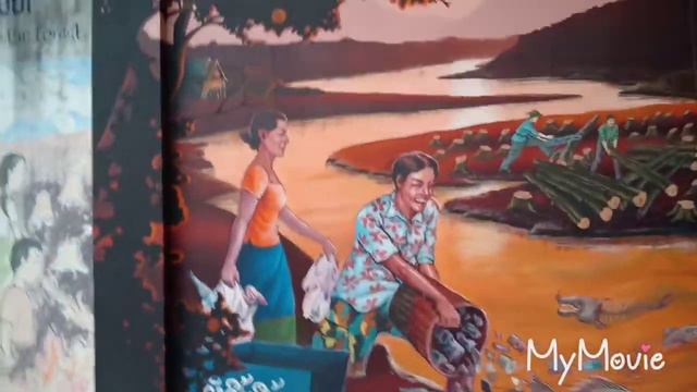 Прогулка по Вьентьяну, Лаос/ Avenue Lane Xang/ черная ступа/ патусай монумент смотреть онлайн