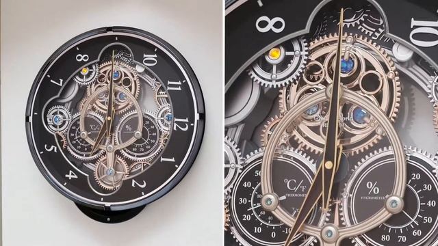 RHYTHM Magic Motion Clock 4MH886WD02 Gadget смотреть онлайн