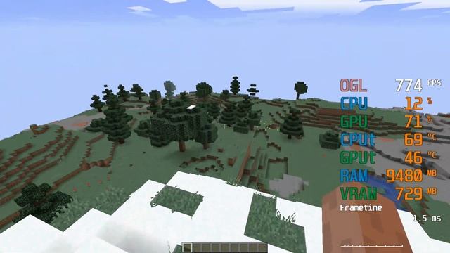 AMD Radeon RX 6500 XT -- AMD Ryzen 5 3600 -- Minecraft FPS Test смотреть онлайн