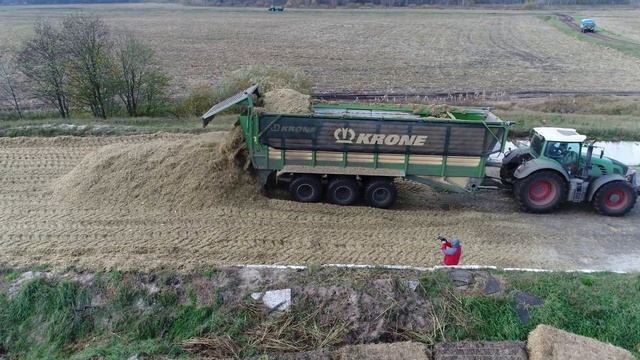 Прицеп KRONE в работе. ООО "Беларускалий-Агро" смотреть онлайн