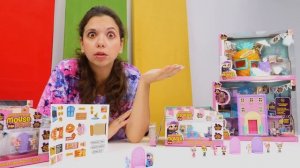 Игрушки мышки выбирают профессии и украшают город. Игры для детей в Мышкин Дом - игровой набор