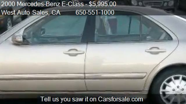 2000 Mercedes-Benz E-Class E320 for sale in Belmont, CA 9400 смотреть онлайн