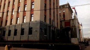 Москва 1022 Каланчёвская улица, гостиница Ленинградская осень день